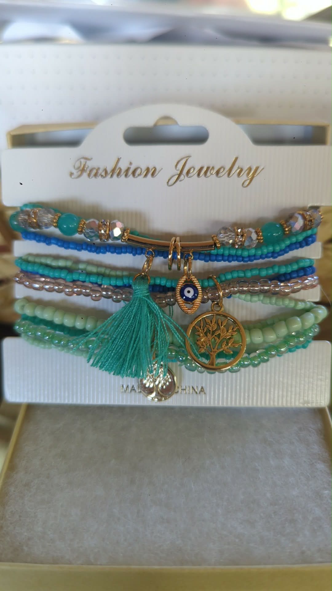 Bohemian Rice Bead Bracelet
