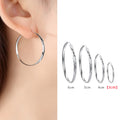 Round Face Was Thin And Big Hoop Earrings
