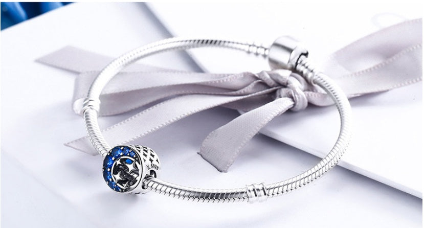 Japanese and Korean street fashion Xingyue myth - 925 silver accessories diy beaded loose beads bracelet jewelry accessories