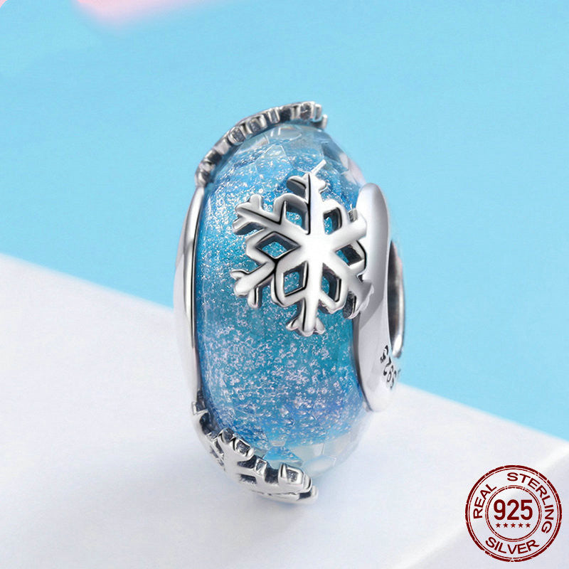Sterling silver beaded bracelet with sterling silver beads