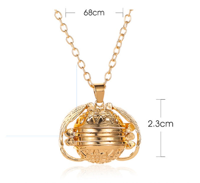 Multi-layer Wings Photo Box Necklace Locket Retro Photo Box