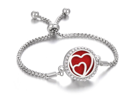 New Kaleidoscope Aromatherapy Bracelet Perfume Essential Oil Diffuser Locket Bracelet Charms Women Aroma Diffuser Jewelry