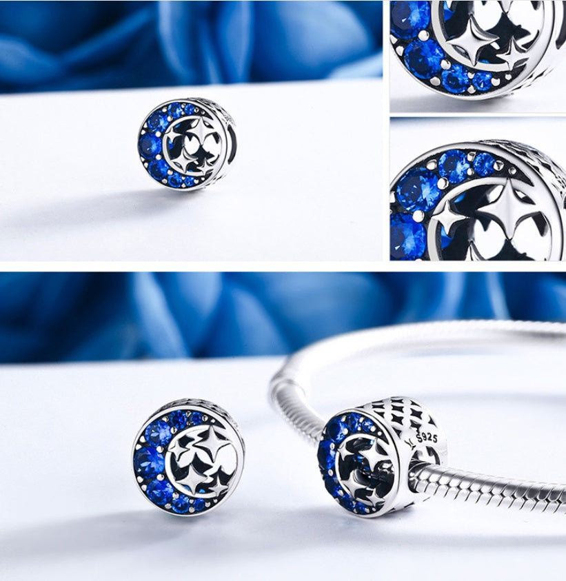 Japanese and Korean street fashion Xingyue myth - 925 silver accessories diy beaded loose beads bracelet jewelry accessories