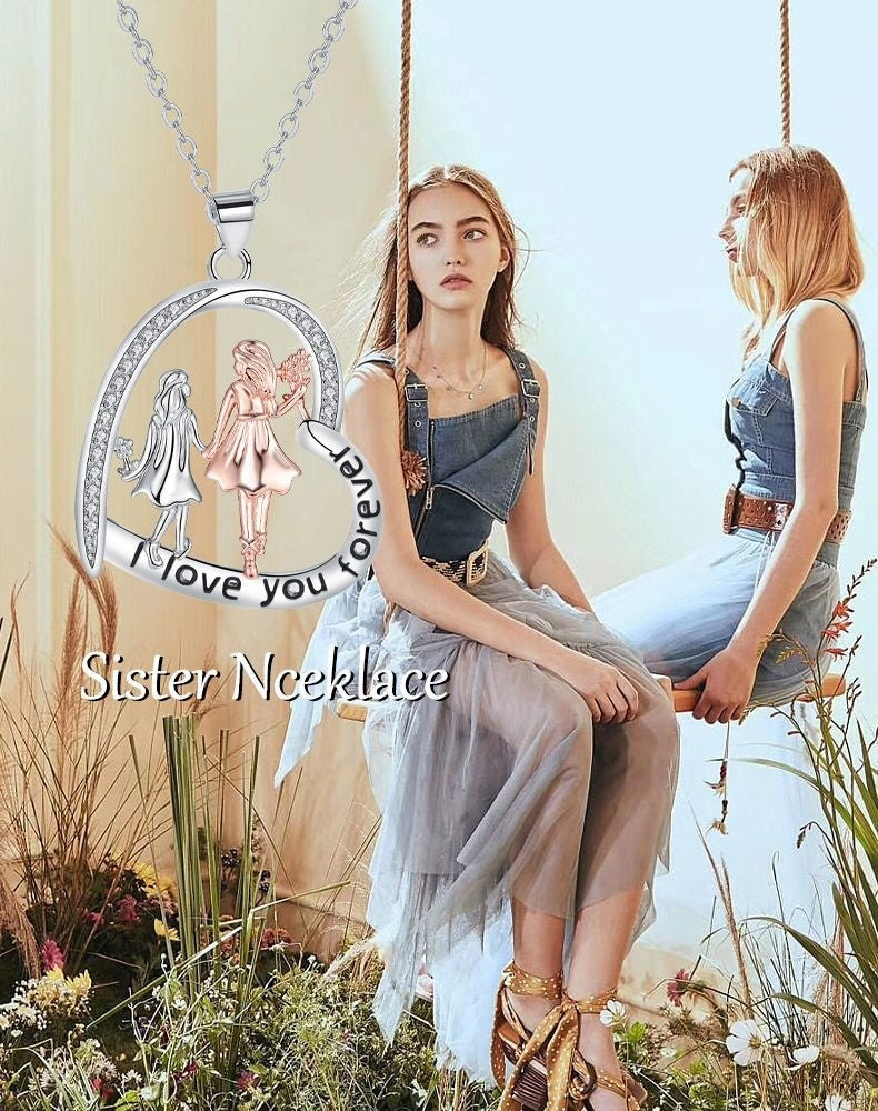 Jewelry Love Sister Ladybro Necklace For Women