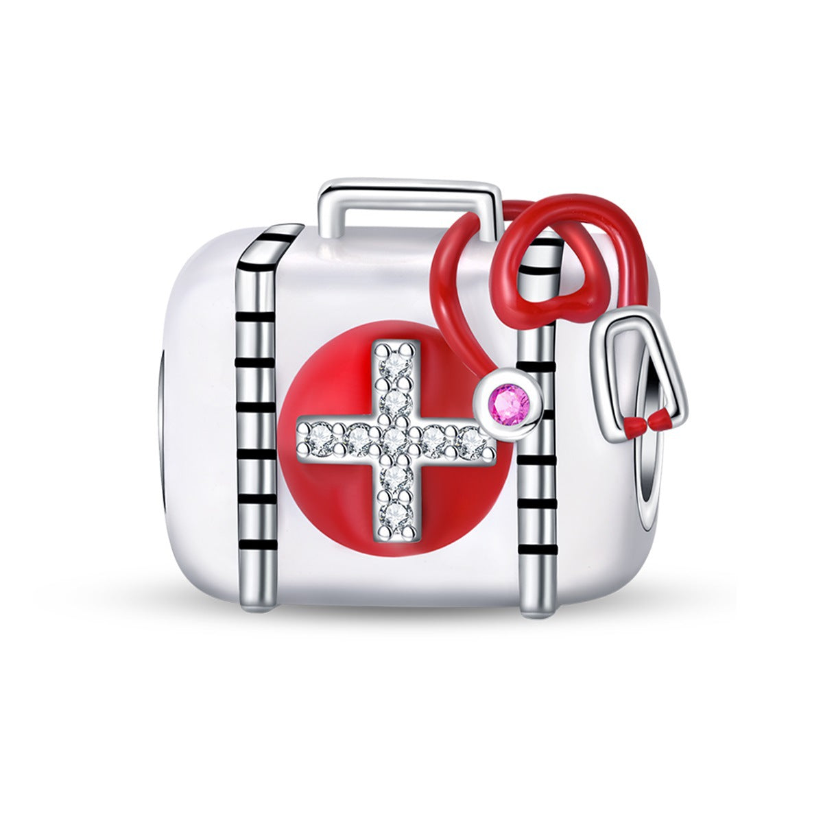 Physicians Benevolent Heart Series Pendant Bracelet Beaded Jewelry Accessories