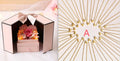 Mothers Day Gift Double Door Rose Gift Box Jewelry Creative Decorate Boxs