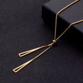 Womens French-style Double-layer Necklace