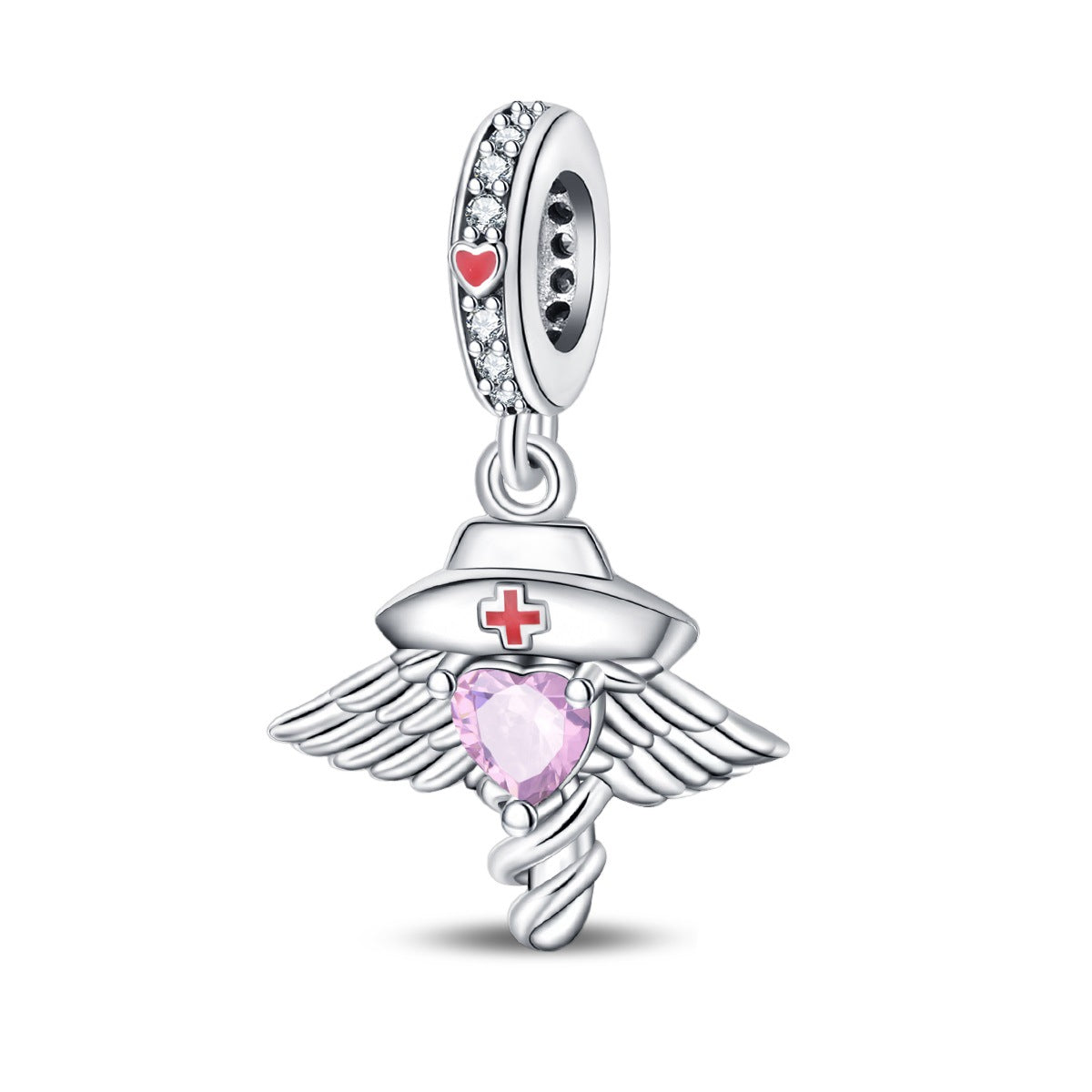 Physicians Benevolent Heart Series Pendant Bracelet Beaded Jewelry Accessories