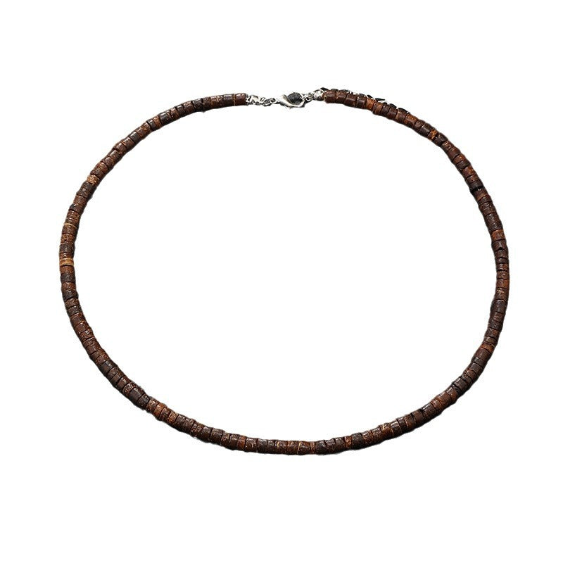 Coconut Shell Beaded Bead Men's Clavicle Chain Jewelry