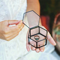 Glass jewelry box