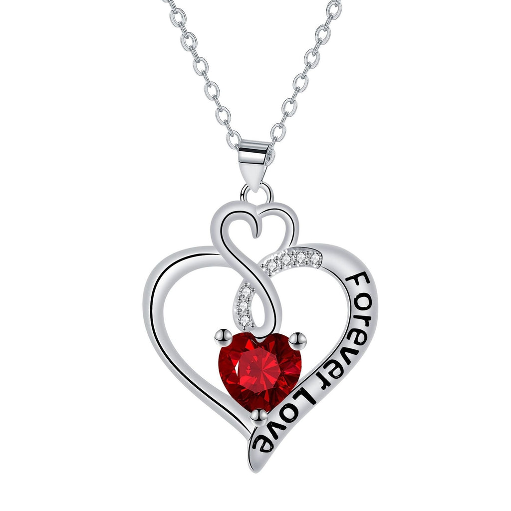 Heart-to-heart Necklace For Women Clavicle Chain Jewelry