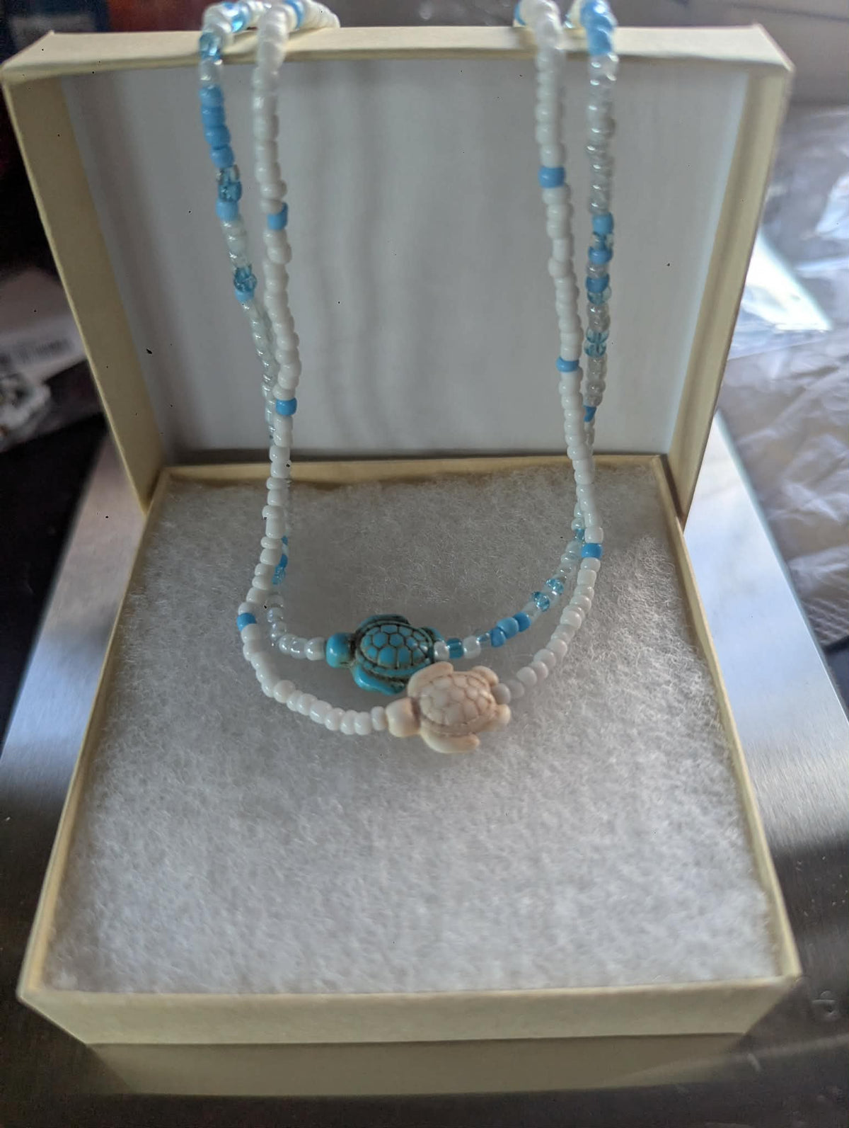 Turtle Seashell Necklace for Women