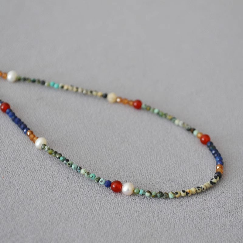 Versatile French-style Vintage Freshwater Pearl Necklace