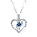 MOM Love Inlaid Female Necklace Mother's Day Jewelry Gift