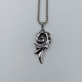Personalized Phoenix Flame Titanium Steel Mens Pendant Necklace