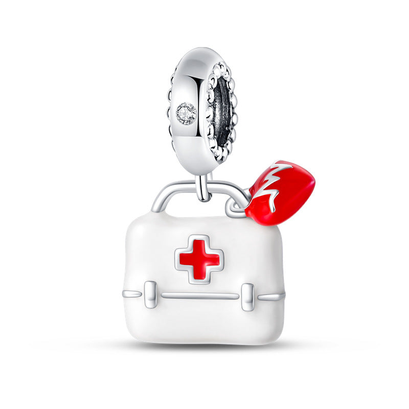 Physicians Benevolent Heart Series Pendant Bracelet Beaded Jewelry Accessories