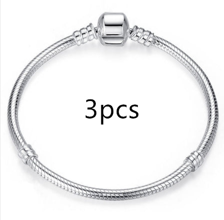 Beaded Round Snake Bone Bracelet Hot Selling Jewelry in Europe and America